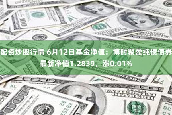 配资炒股行情 6月12日基金净值：博时聚盈纯债债券最新净值1.2839，涨0.01%