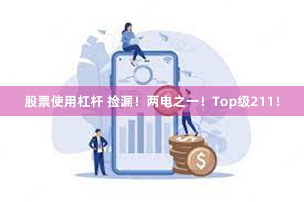 股票使用杠杆 捡漏！两电之一！Top级211！