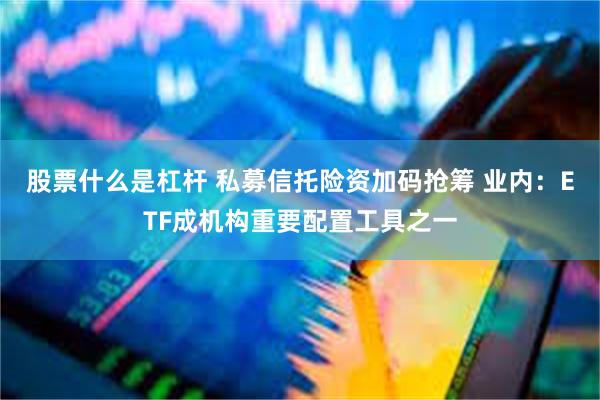 股票什么是杠杆 私募信托险资加码抢筹 业内：ETF成机构重要配置工具之一